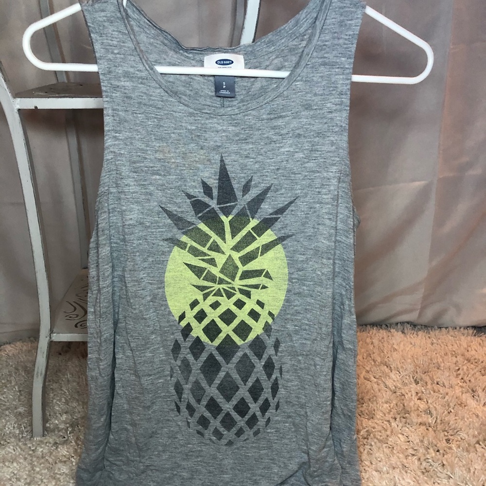 Pineapple workout top